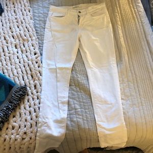J. Brand White Skinny Jeans